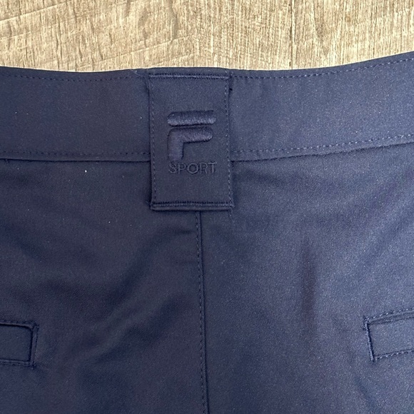 Men's FILA Sport 36 Large Golf Shorts Navy Blue Chino Khakis Athletic Grip Waist - Picture 7 of 10